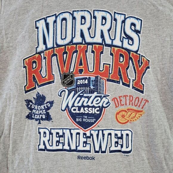 NHLâ2014âNorris RivalryâBoysâShortâSleeveâT-shirtâSzâM - Picture 3 of 8